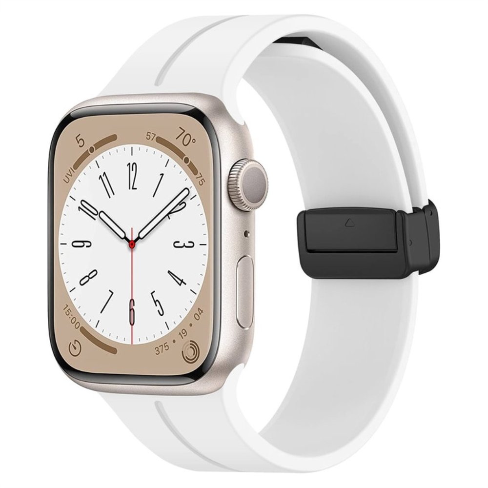 NEW White Magnetic Strap Adjustable For Apple watch band
